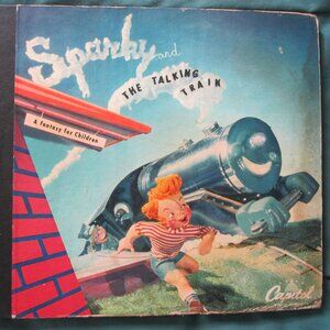 1947 Sparky and The Talking Train - Capitol Records Book / Sleeve - no records